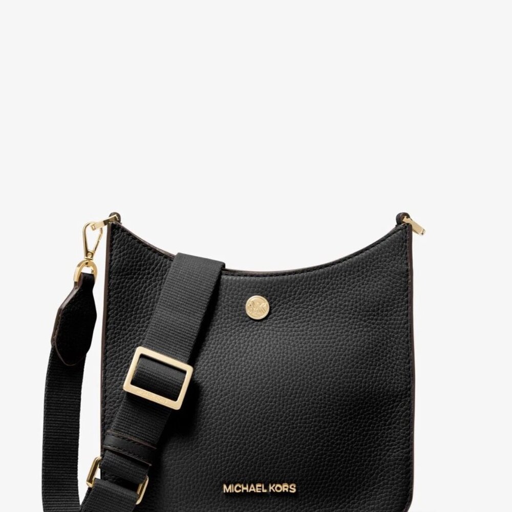 GENUINE LEATHER !!!  Michael Kors Small Crossbody Messenger Bag